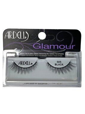 Ardell Glamour 505 False Eyelashes Black Natural Look